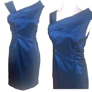 Adrianna Papell Midnight One-Shoulder Dress